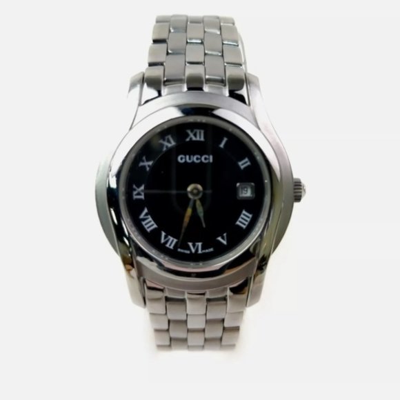 Gucci 5500L Date Stainless Steel 26.5mm Watch - Picture 1 of 8